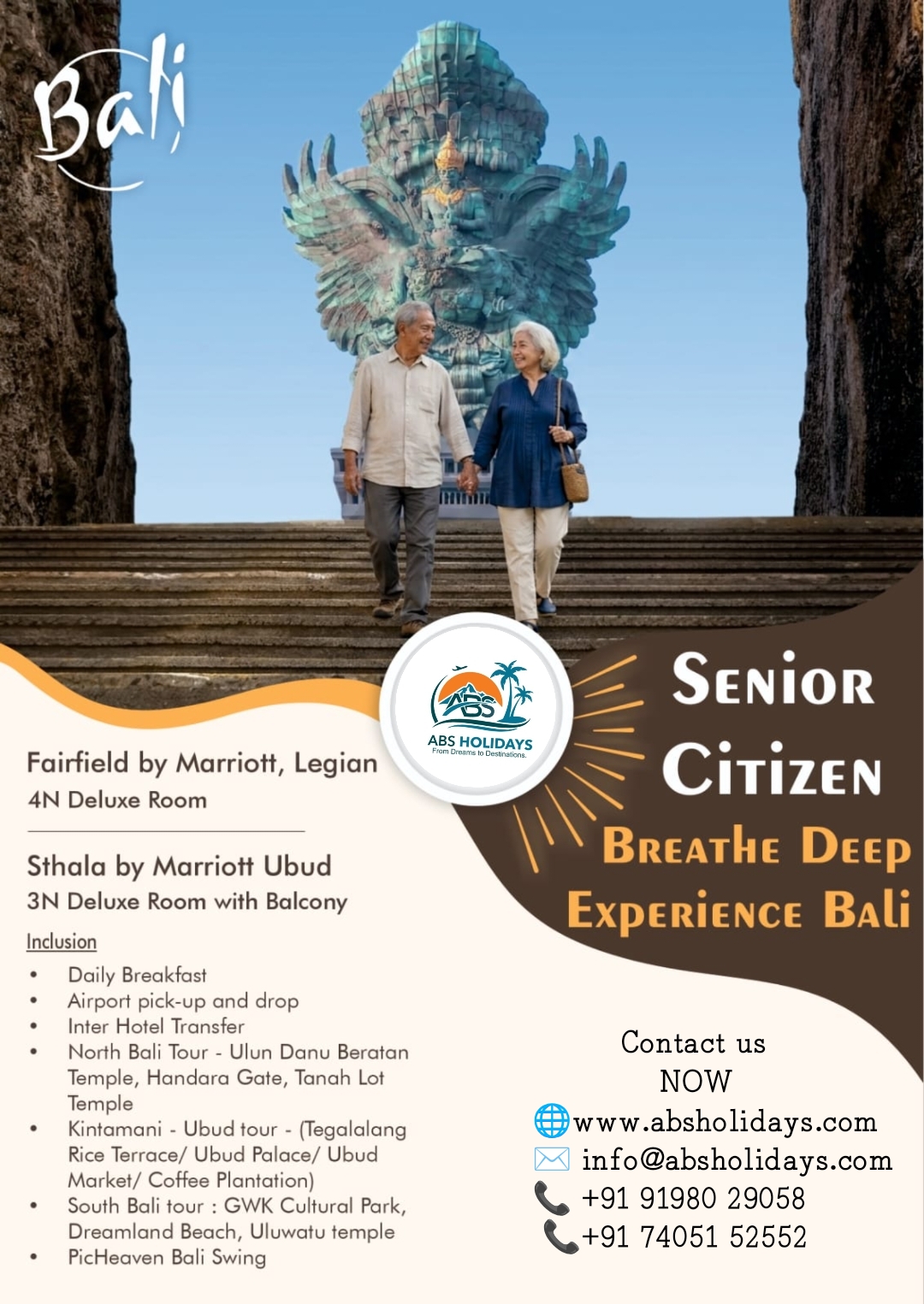 SENIOR CITIZEN BALI EXPERINCE